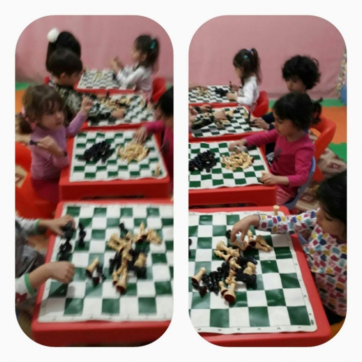آموزش شطرنج در مهد کودک